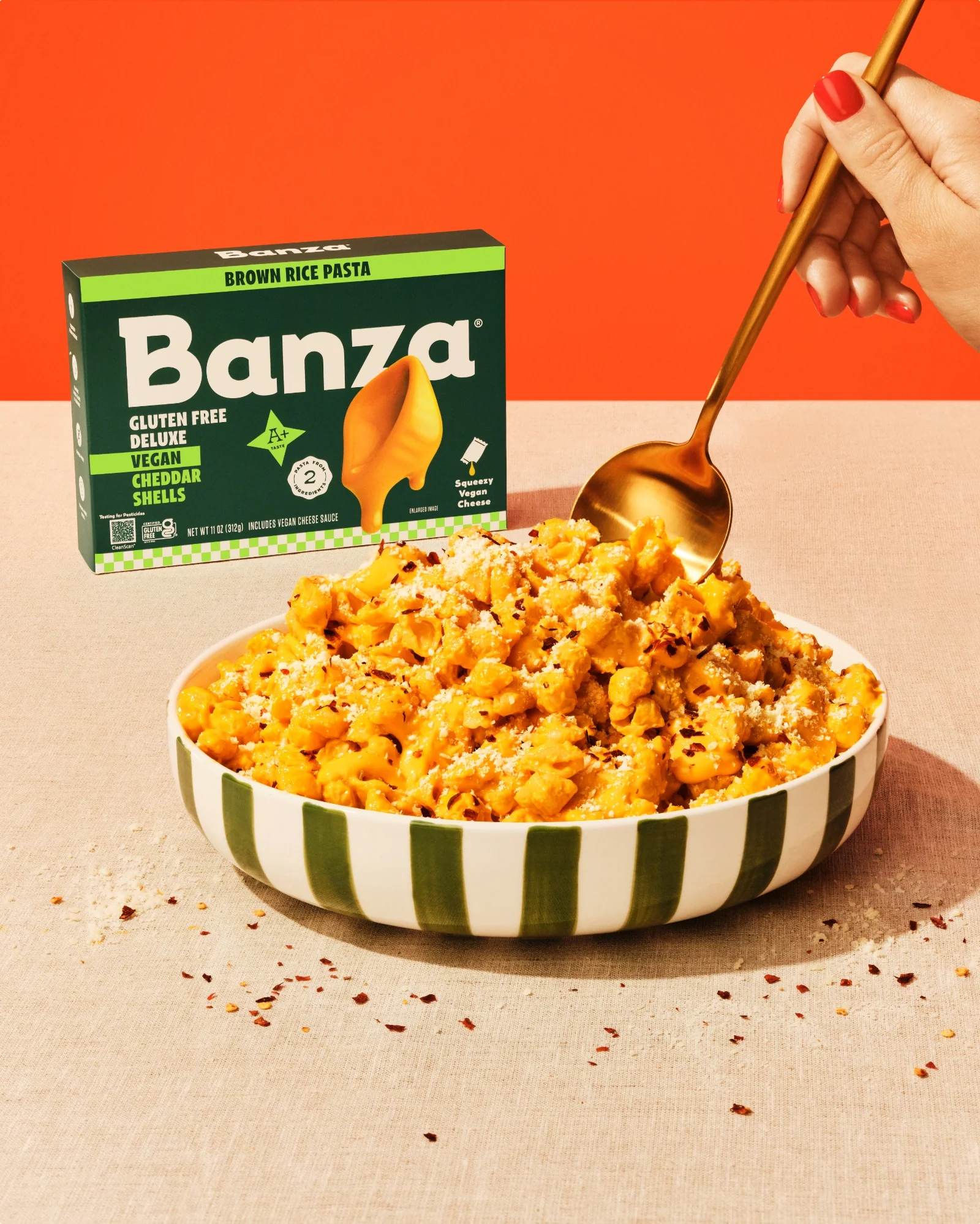 Brown Rice Vegan Deluxe Cheddar Shells - Image 6